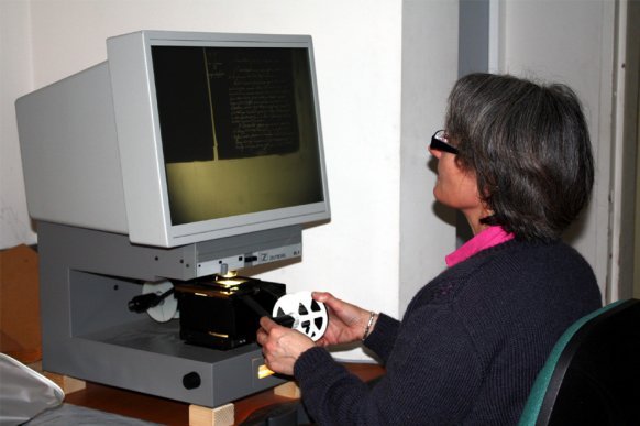 Lecteur de microfilms